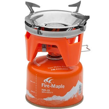 Hot Sale Outdoor One-Piece Camping Stove  Kitchen Stove Heat Exchanger Pot 1.0L Cooking Stove 600g Fire Maple FMS-X2 3