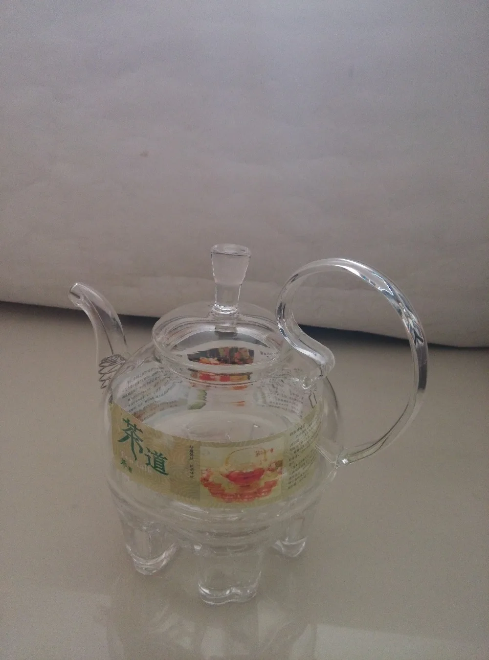 1 шт. стеклянный в форме сердца, стеклянный чайник, тепловая основа, чайные аксессуары, диаметр 11 см JN 1009