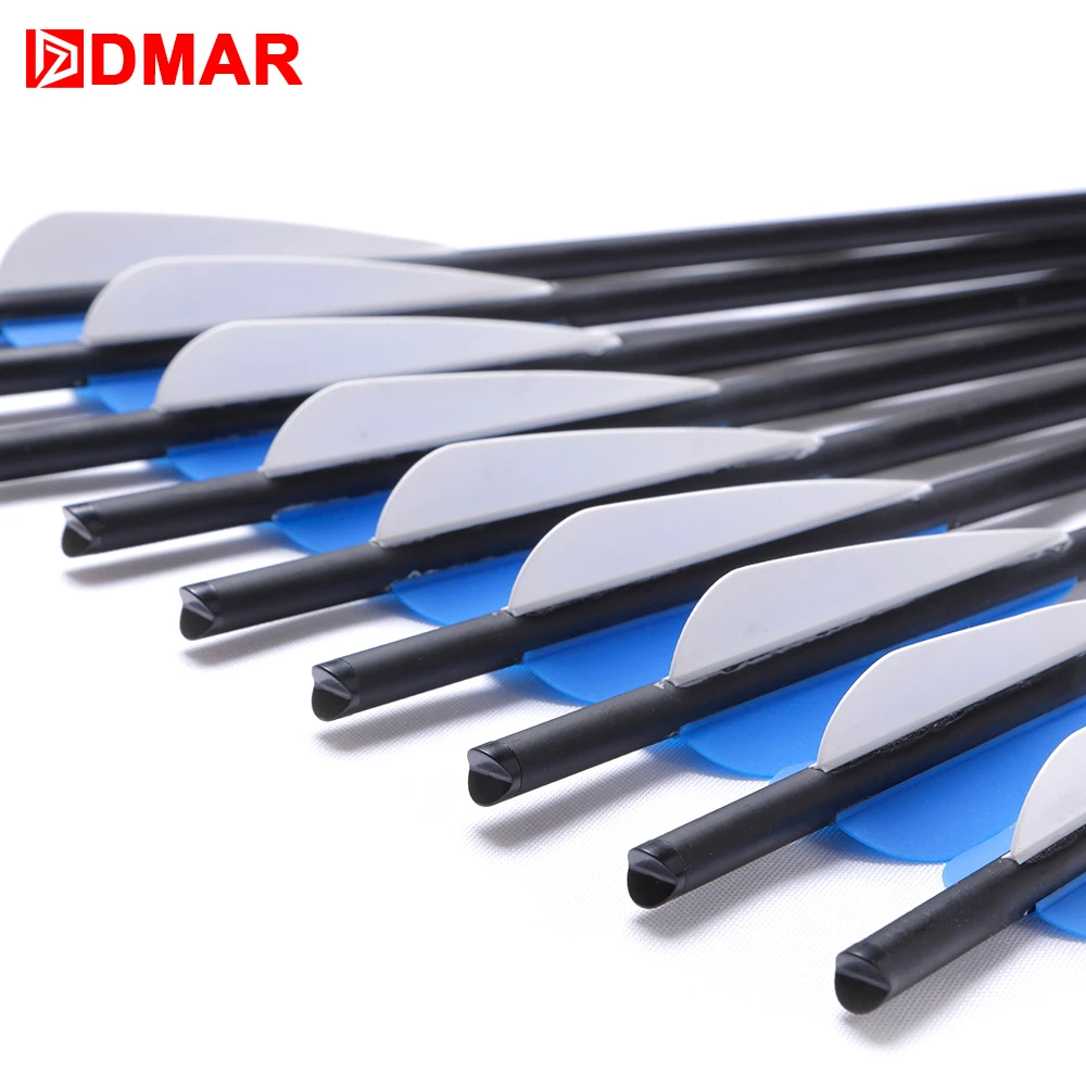 

DMAR 300pcs 20 Inches Archery Crossbow Arrows Hunting Carbon Arrows Spine 500 Archery Outdoor Sports Accessories
