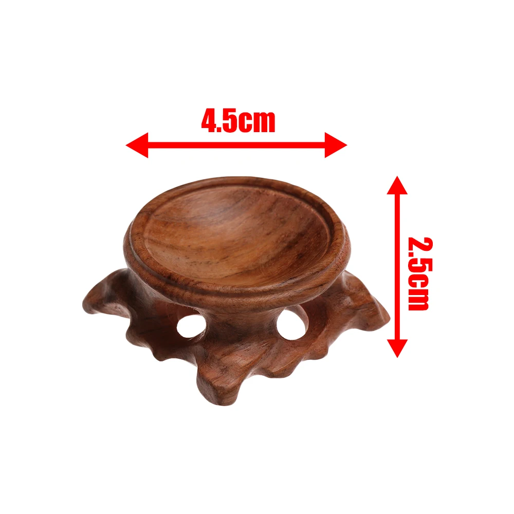 Прочная кислотная ветка деревянная подставка для хрустального шара сфера шар камень хрустальный шар держатель домашний декор - Цвет: 4.5cm x 2.5cm