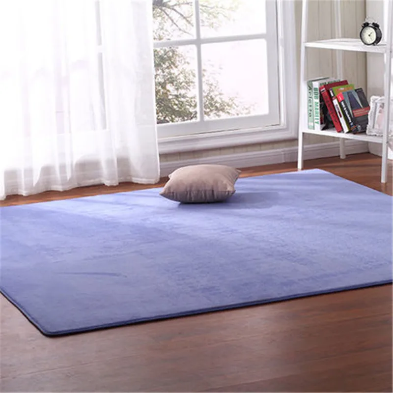 Outdoor tent bottom pad thick coral fleece carpet tatami rug bedroom living room bay window blanket crawling mat