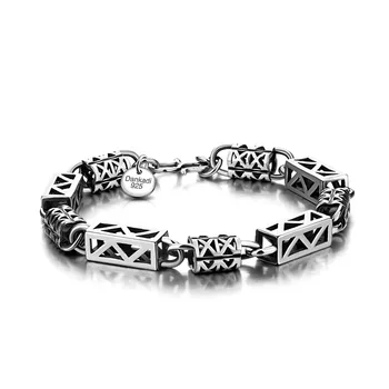 

Retro personality man bracelet.The European and American fashion solid 925 silver bracelet.Sterling silver jewelry wholesale men
