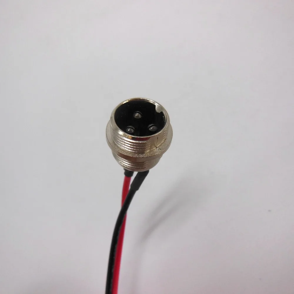 10pcs/lot Electric bicycle charger connector Din 3pin female connector