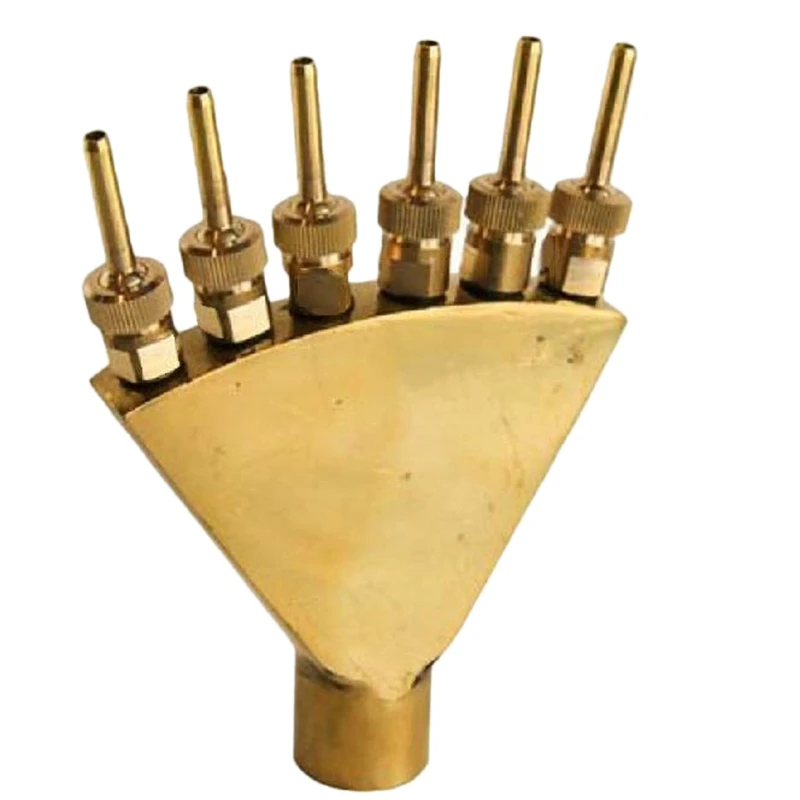 

Brass Blossom Fountain Nozzle Pool Pond Spray Head (1 Inch Dn25)