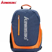 Оригинальная сумка для ракетки для бадминтона Kawasaki, два пакета, многофункциональный рюкзак для спорта на открытом воздухе, путешествия, сумки для спортзала, KBB-8202