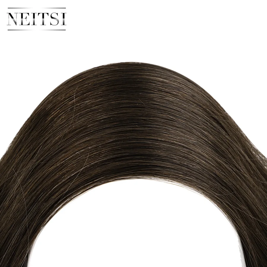Neitsi Newest Tape In Remy Human Hair Extensions Invisible Double Drawn Love Line Skin Weft Hair Straight 16\