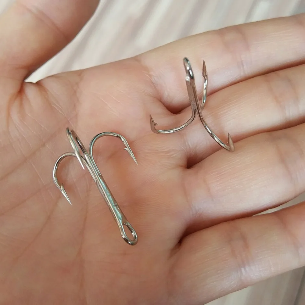 Carp Fishing Hook Treble Hooks Triple Sharp Hook Fishhook Saltwater  Terminal Tackle