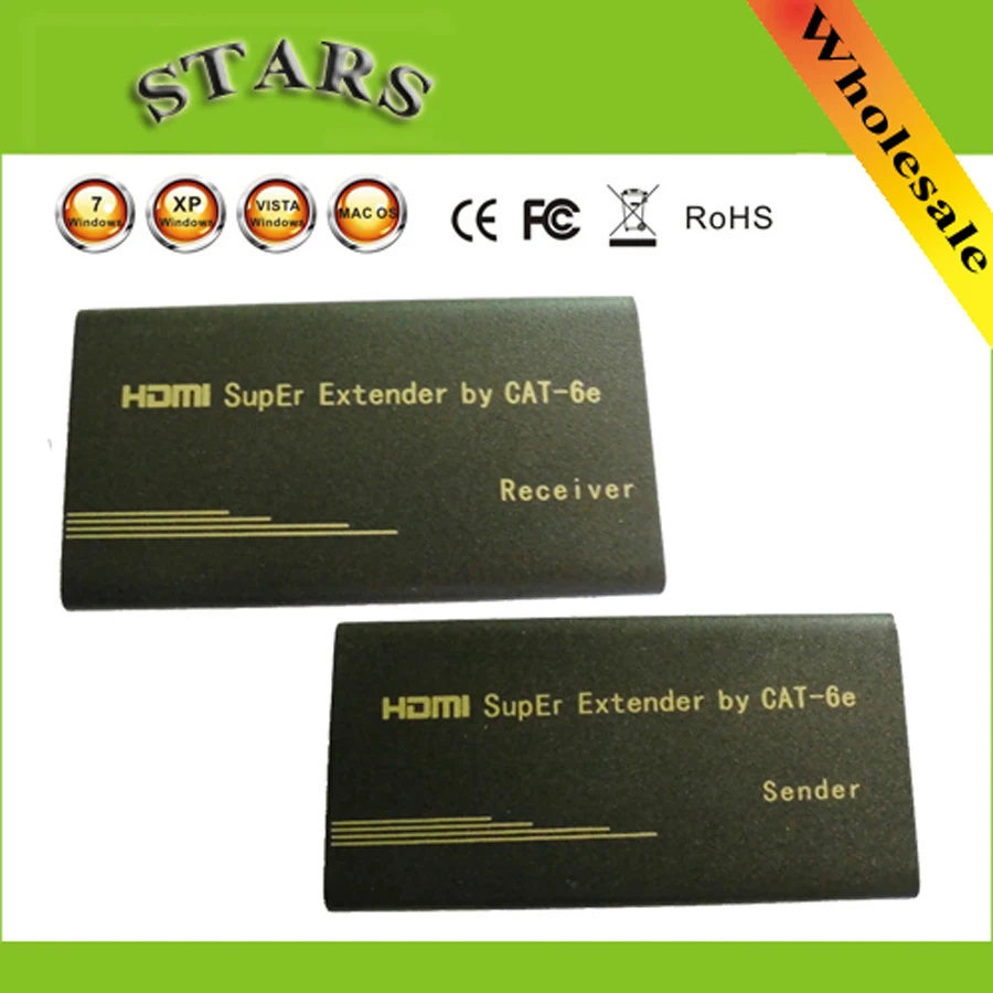 60 м HD 1080P супер беспроводной HDMI видео удлинитель отправителя передатчик приемник