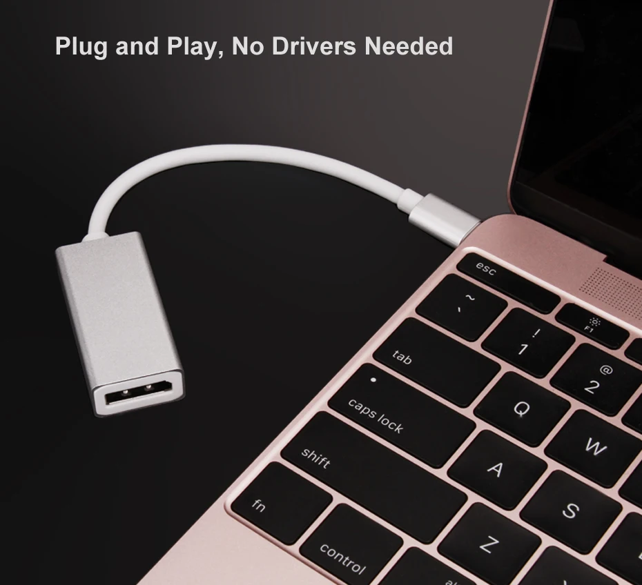 USB 3.1 Type C to DP Cable USB C to DisplayPort Cable 9