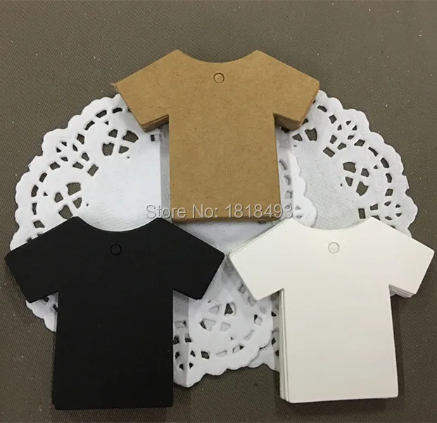 free shipping blank t shirt shape paper tag 6x5cm/clothing hang tag/garment printed tag/DIY gift ...
