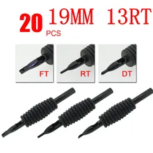 Yilong 20 x одноразовые Насадки для татуажа труб Ассорти Размеры 13RT(19 мм) для татуировки иглы Ink Чашки сцепление Наборы
