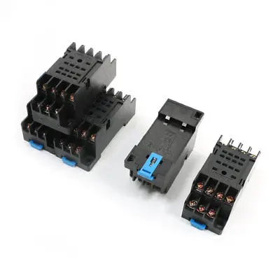 

5pcs DYF-14A 14 Pins Screw Terminals Power Relay Socket Base for HH54P MY4NJ