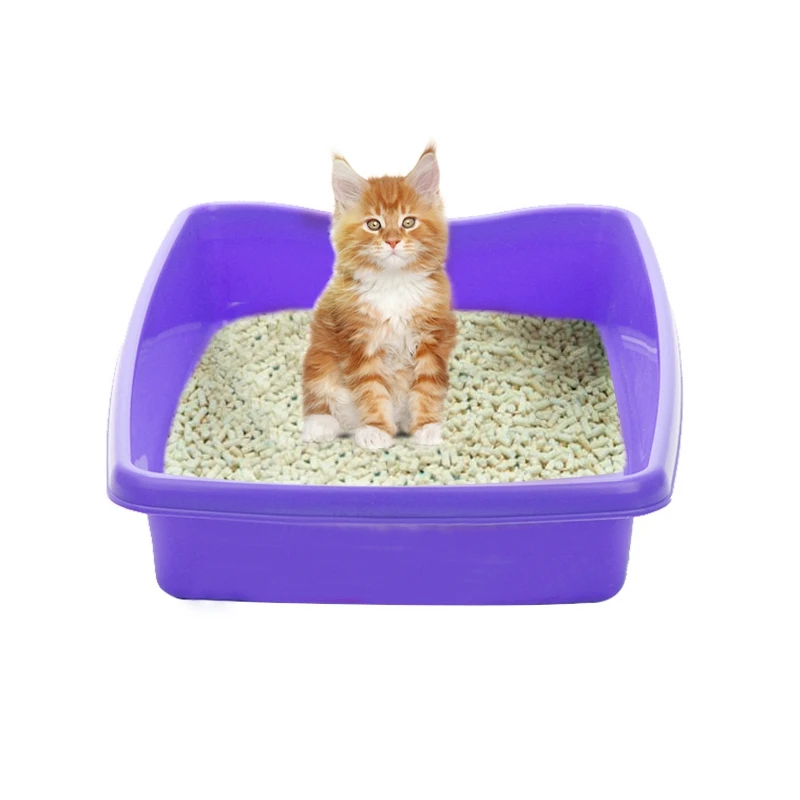 Hot Sale Litter Box for Cat Pet Toilet Semi closed Litter Cleaning