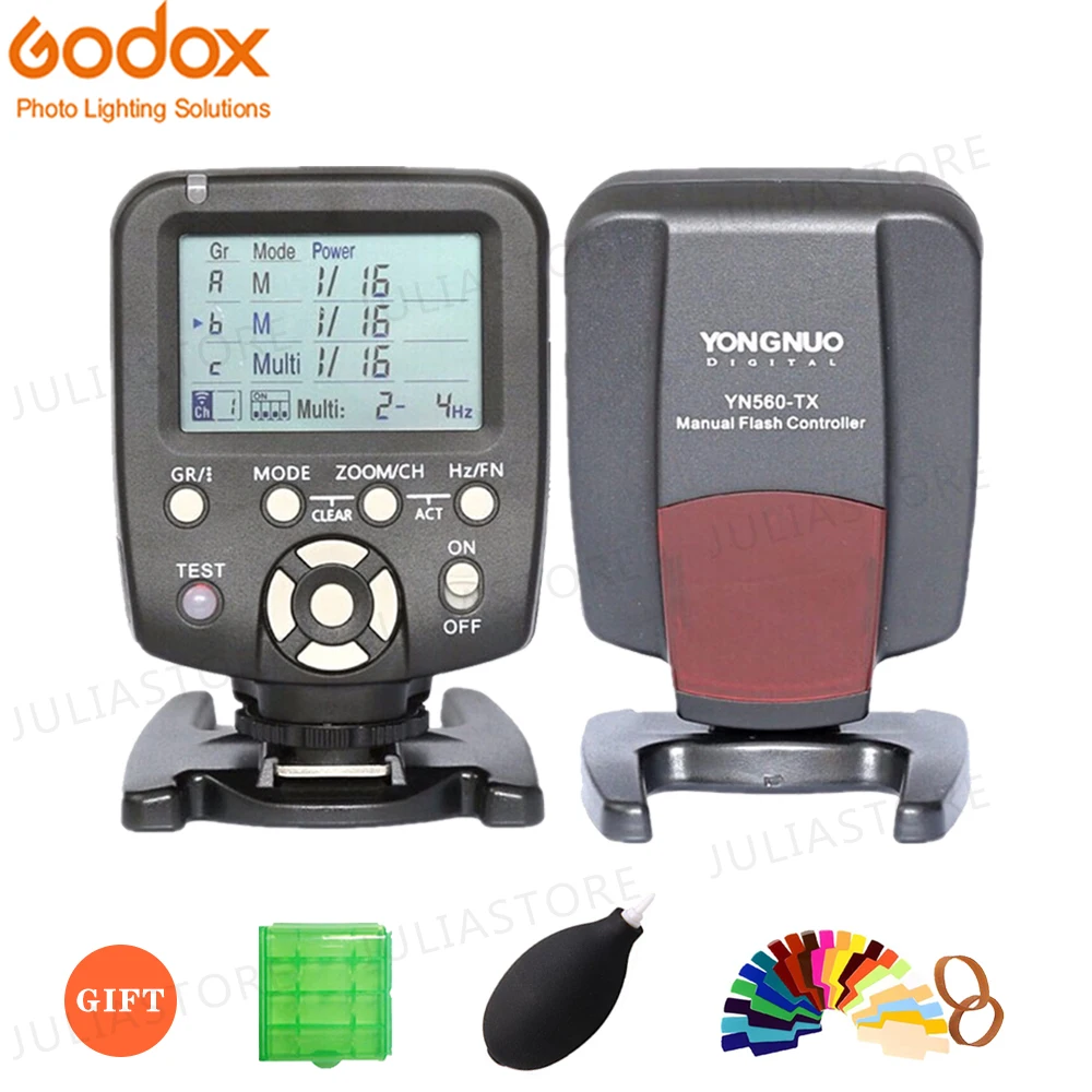 

Yongnuo YN560-TX Wireless Flash Controller and Commander YN-560III YN560 IV Flash Speedlite,YN-560TX YN560TX for Canon or Nikon