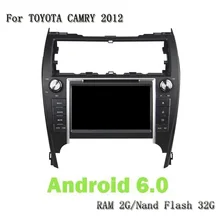 8 Inch 2 Din Android 6.0 Car Dvd Player GPS Navi Audio Stereo For Toyota CAMRY 2012 With Wifi Mirror Link DVD RDS Bluetooth