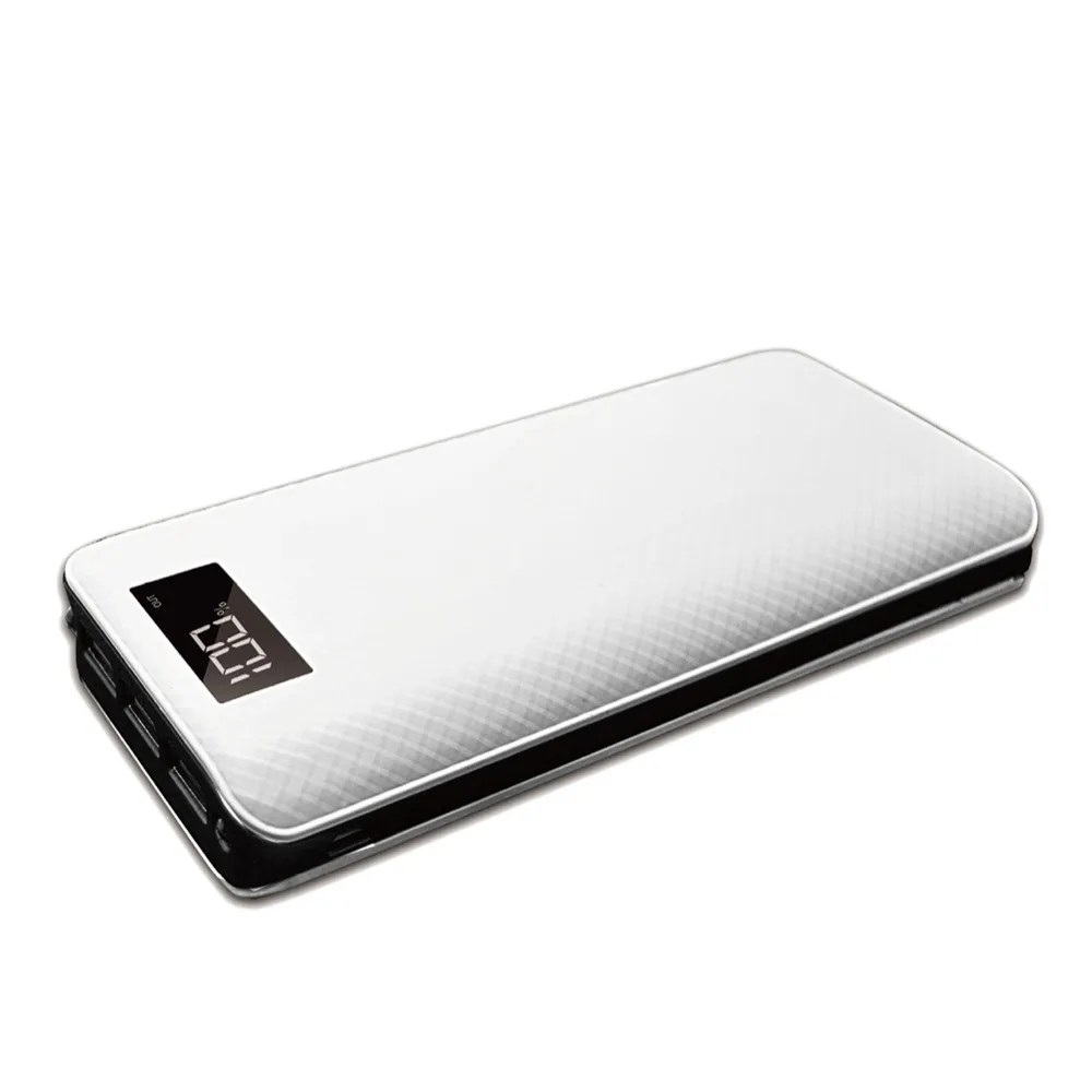 

5V 2A 3 USB Power Bank Charger Circuit Board Step Up Boost Module+ 8x 18650 Li-ion Case Shell DIY Kit LCD Display Powerbank Case