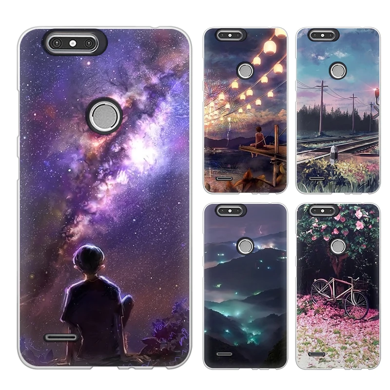iTien Elegant Cartoon Cool Design Protect Silicone Case For ZTE Blade Zmax Z982 Cover Gel Skin Printing Rubber Pouch Shell |