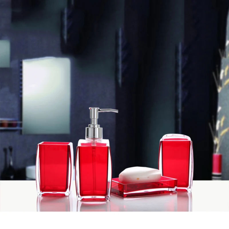 Акриловый набор для ванной. Комплект настольный для ванн mosaic set3. Набор для ванной комнаты синий. Набор для ванной комнаты красного цвета. Tatkraft funny cats дозатор.