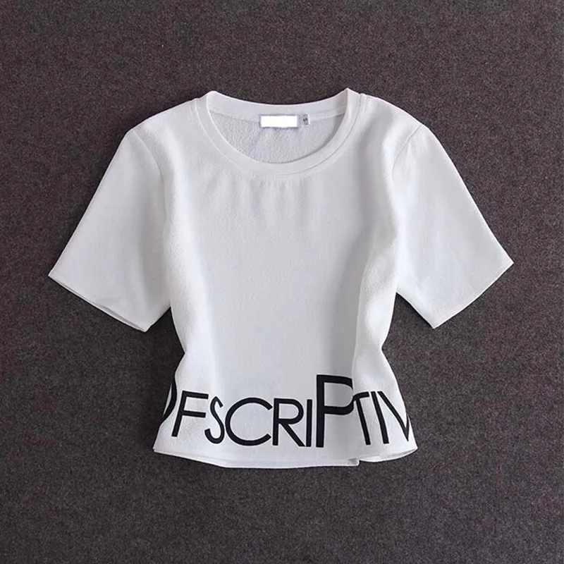 2019 المرأة الصيف قمصان أنيقة مجموعات قصيرة الأكمام إلكتروني طباعة المحاصيل قمم و مخطط مرونة الخصر فستان أطفال مع سروال داخلي