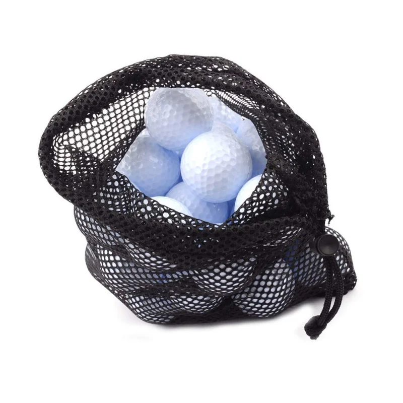 Спорт на открытом воздухе нейлоновый сетчатый мешок для гольфа, тенниса удерживать до 15 шариков держатель мячи для гольфа хранения