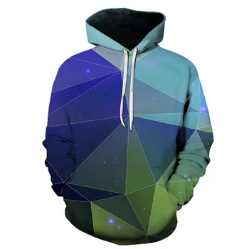 

Color Diamond Hoodies 3D Printed Plus Size Sweatshirts Hooded Tracksuits Pocket Hoodies Fashion Casual Novelty