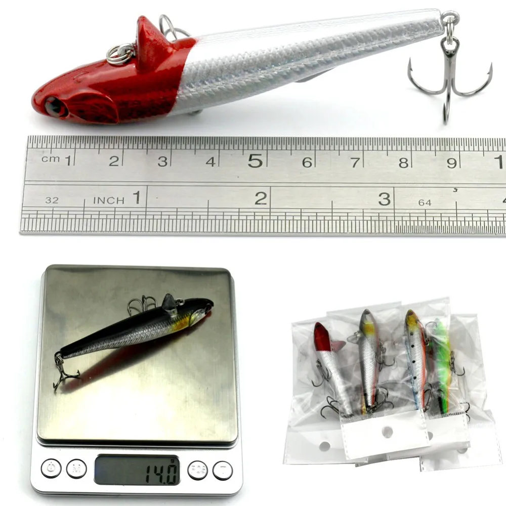 Isca de Pesca Cabeça de Cobra Infof 14.5g 0.51oz Afundando Lápis Minnow Isca Mar Baixo Pique Vara Wobbler Kamikaze China 9 cm - 3.54in 5 High Quality Esporte e Lazer