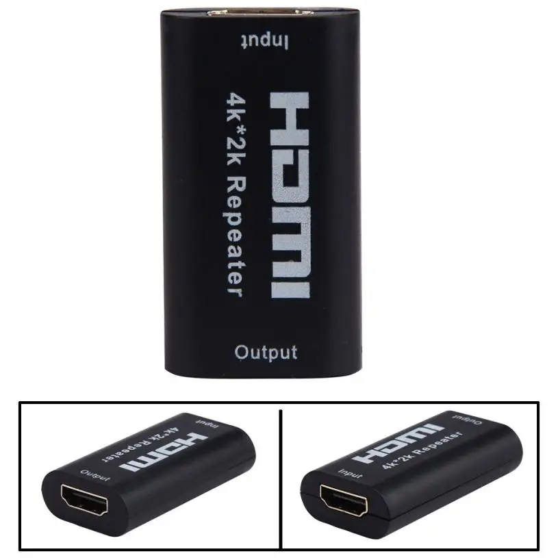 

1080P 3D HDMI 4K*2K Repeater Extender Booster Adapter Over Signal HDTV Up To 40M Dropshipping Mar 13