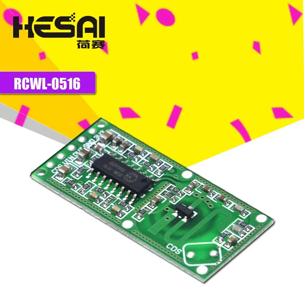

RCWL-0516 Microwave Radar Sensor Module Human Body Induction Switch Module Intelligent Sensor For Arduino