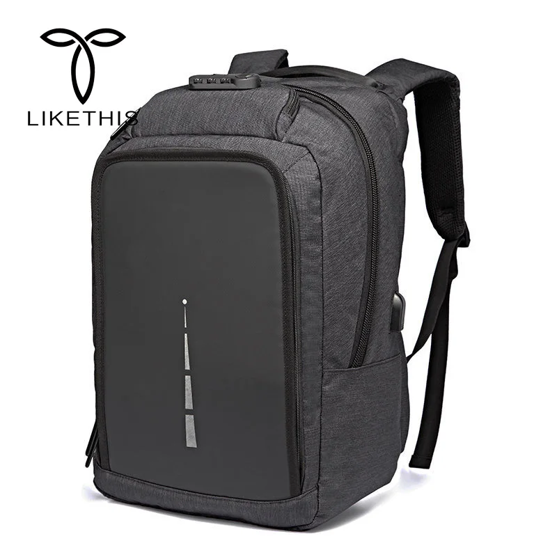 Waterproof Large Capacity 15.6 Inch Laptop Bag Man USB Design Backpack Bag Black Backpack women School Bags Mochila Masculina Waterproof Large Capacity 15.6 Inch Laptop Bag Man USB Design Backpack Bag Black Backpack women School Bags Mochila Masculina