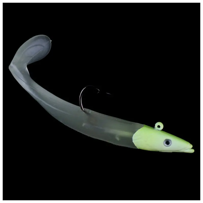 

HENG JIA Color random head of the soft bait 11cm / 19g lead head Road sub-soft fish bait lead hook