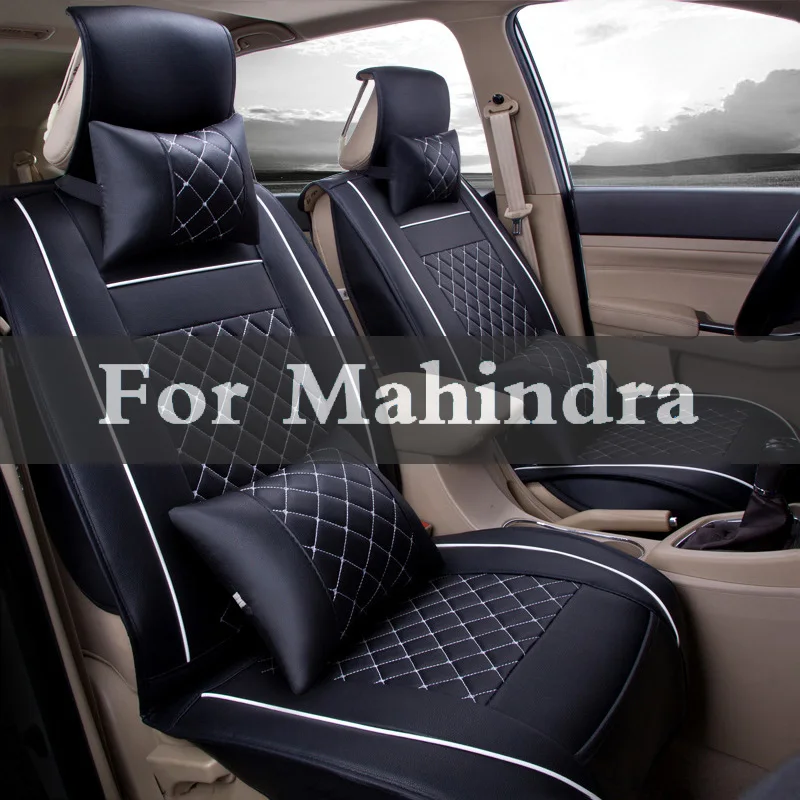 

Interior Seat Pu Leather Car Seat Covers Four Seasons Auto Cushion For Mahindra Armada Bolero Commander Marshal Scorpio Verito