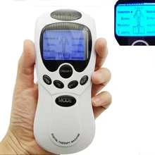 Новые 8 подушечек английские ключи herard Tens корпус иглоукалывания Массажер Цифровая терапия машина для спины шеи ноги здоровье