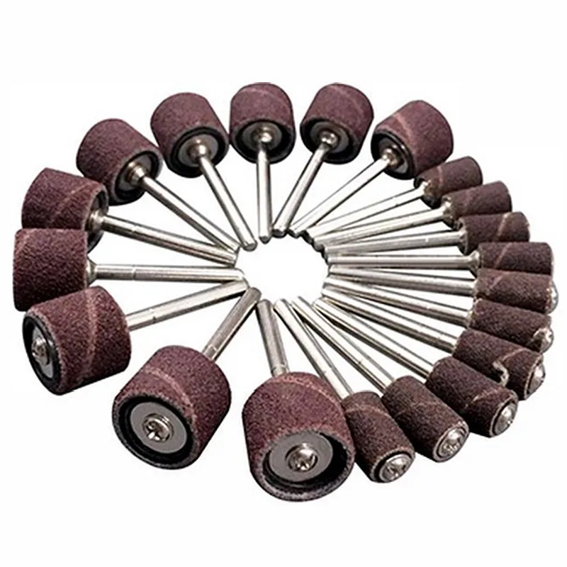 20pcs/set Sandpaper Circle Grinding Wheel Dremel Accessories With