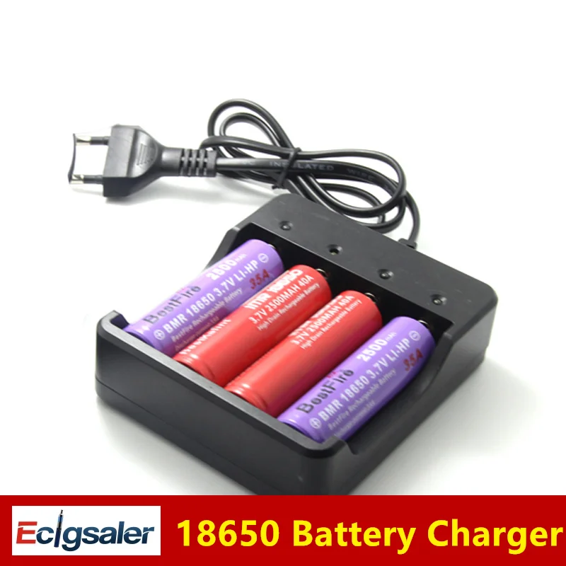 Electronic Cigarette 18650 Battery EU US Plug 4 Slots Intelligent