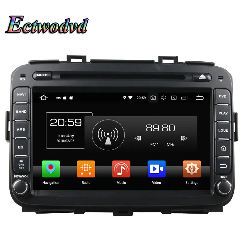 Ectwodvd Восьмиядерный 4G ram 64G rom Android 9 0 Автомобильный мультимедийный dvd плеер