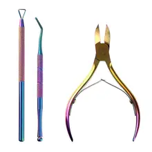 Профессиональный Радужный хамелеон ногтей мертвой кожи средство для удаления кутикулы Маникюрный Инструмент Прямая поставка 5M0706