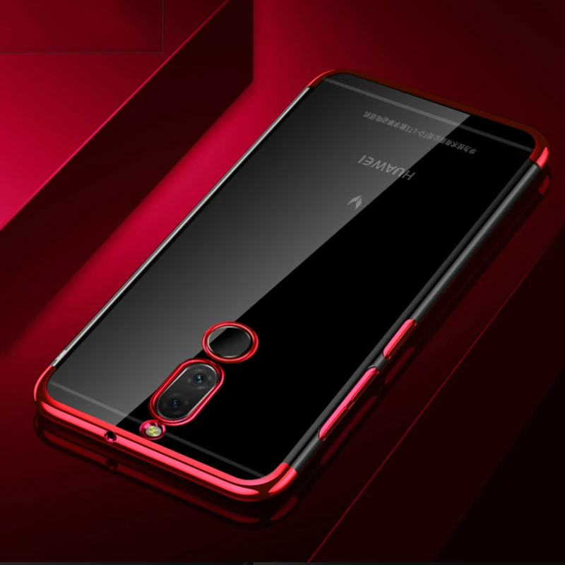

For Huawei mate 10 lite Case Transparent TPU Soft Phone Cases Coque for Huawei nova 2i case nova 2 Back Cover #002