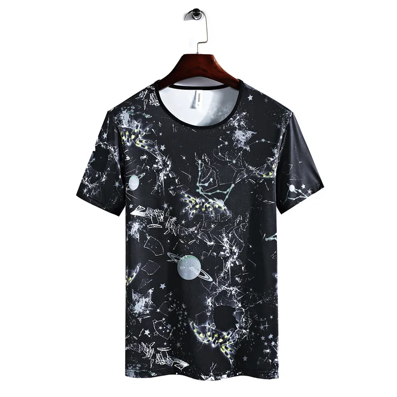 130kg Can Wear Men Beach T Shirt New 3D Full Printing Tops Big Size 7XL 8XL Hip hop Style Holiday Mens Surfing Beach Tshirt