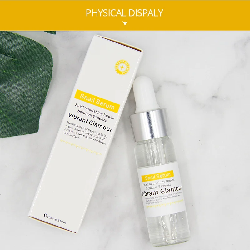 

Vitamin C Essence Hyaluronic Acid Argireline Snail Extract Essence Anti-aging Moisturizing Liquid SSwell