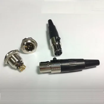 

wholesale 5 set/lot TA5F 5 PIN MINI XLR CONNECTOR PLUG INLINE FEMALE SOCKET FOR MICROPHONES & AUDIO