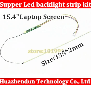 

50PCS 335mm*2 Adjustable brightness led backlight strip kit,15.4inch laptop ccfl lcd to led Free shipping