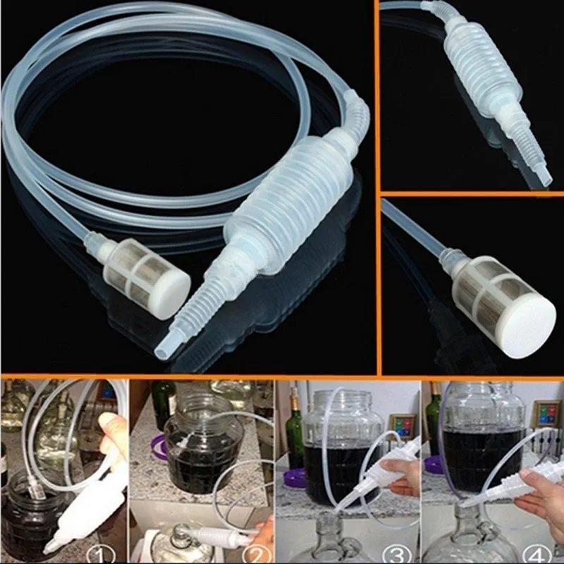 

2017 New 1.8 Meter Home Brew Syphon Tube Pipe Hose Wine Beer Making Tool Brewing Food Grade Materia Newsale Cheaper