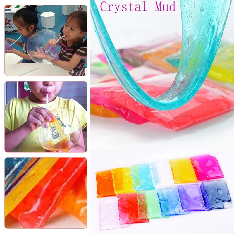 

Clay Slime DIY Crystal Mud Play Transparent Magic Plasticine Kid Toys Children Child Imagination Education Creativity 5.16