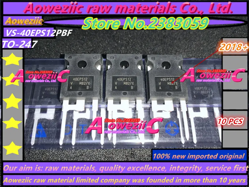 

Aoweziic 100%new imported original VS-40EPF12PBF 40EPF12PBF 40EPF12 VS-40EPS12PBF 40EPS12PBF 40EPS12 TO-247 fast recovery diode