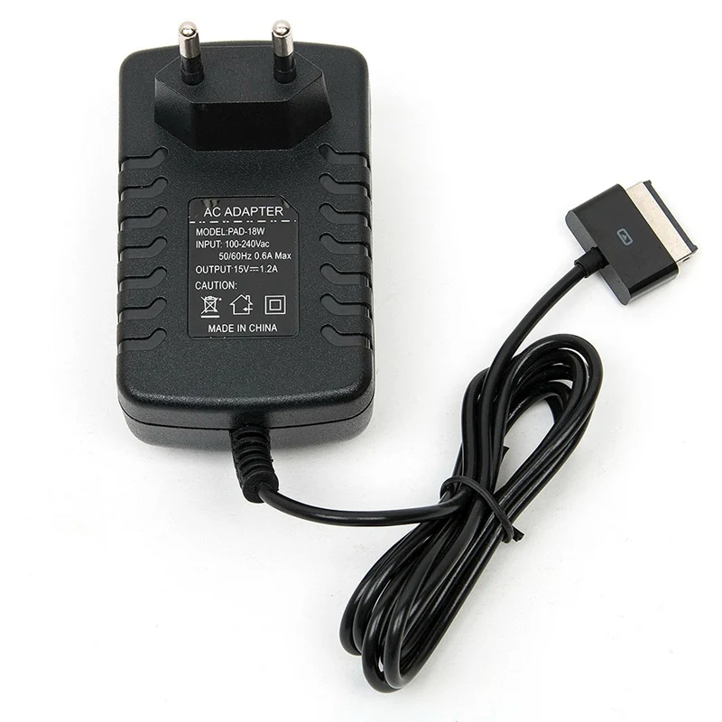Вилка стандарта ЕС/США планшет Зарядное устройство 15В 1.2A настенное зарядное устройство адаптер для ноутбука Asus Eee Pad Планшета трансформатор TF101 TF201 зарядное устройство для планшетных ПК