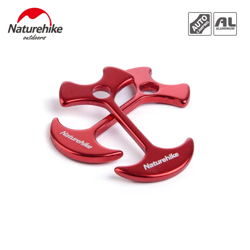 

4PCS/Pack Fishbone Shape Cord Fastener Aluminium Alloy Anchor Bolt Deck Stakes Adjust Wind Rope Tent Accessories Camping Gear