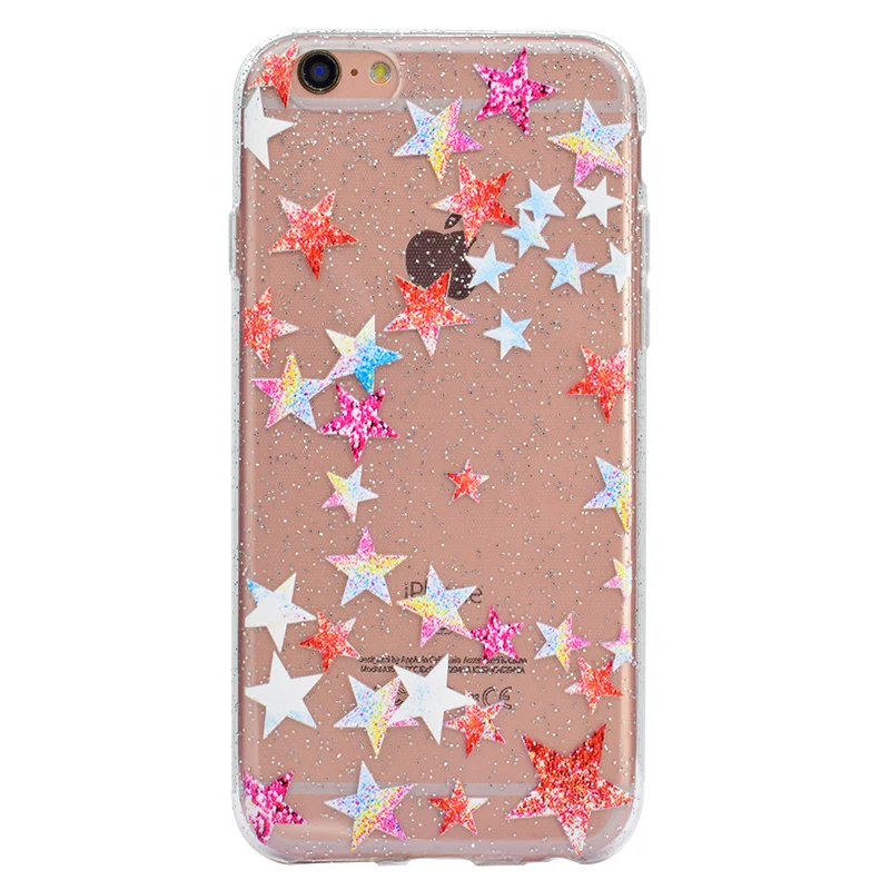 cute cartoon glitter silicone case iphone 5 6 s 7 plus (16)