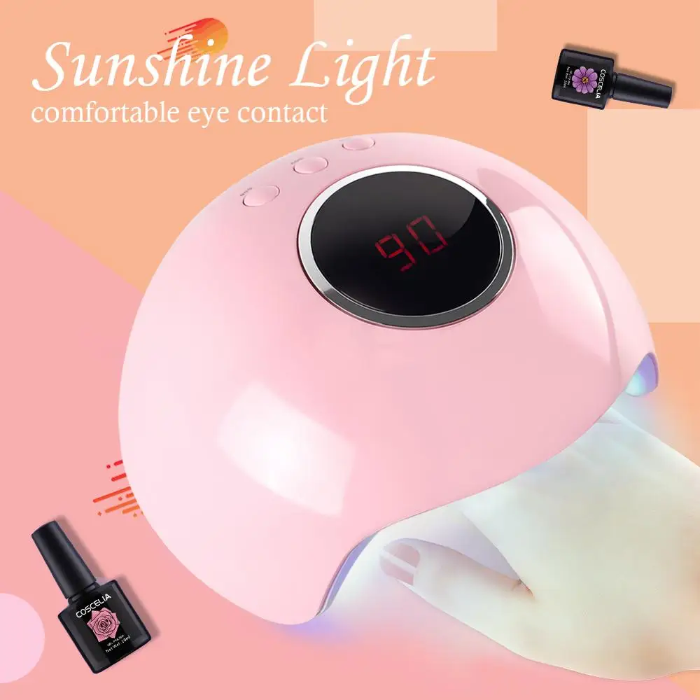 

Nail Dryer 24W USB LED UV Lamp 12pcs Lamp Beads Double Light Source For Manicure LCD Display Drying All Gels Polish Portable