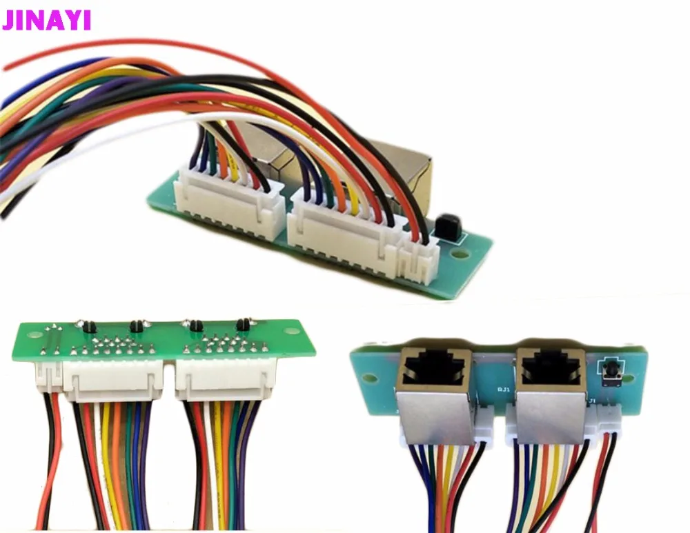 10pcs POE Dual Network RJ45 rj45 Jack Ports Wireless Bridge AP Adapter