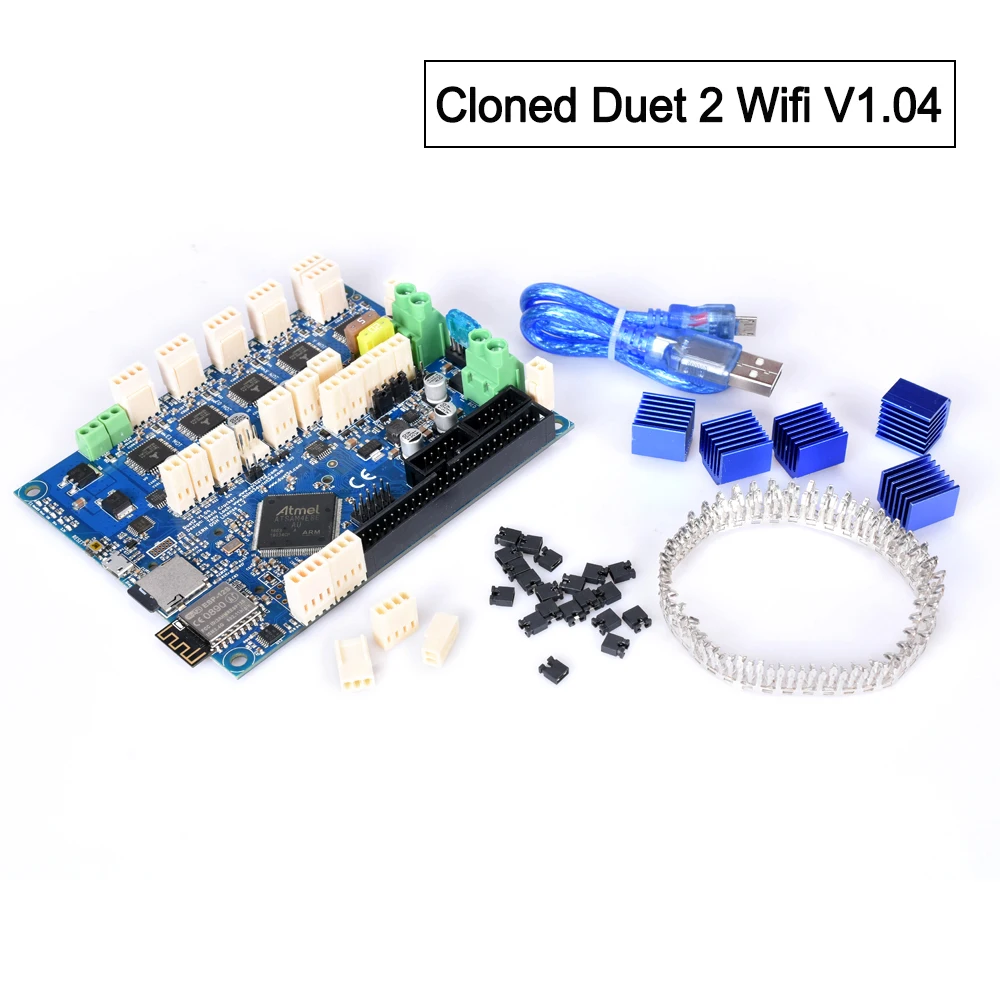 Billig Geklont Duet 2 Wifi V1.04 Upgrades Controller Board Geklont DuetWifi Erweiterte 32 bit Motherboard Für 3D Drucker CNC Maschine